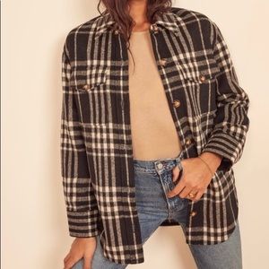 Reformation Giles Wool blend Shacket